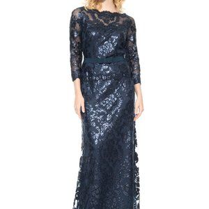 Tadashi Shoji Embroidered Lace Dress (NWT)